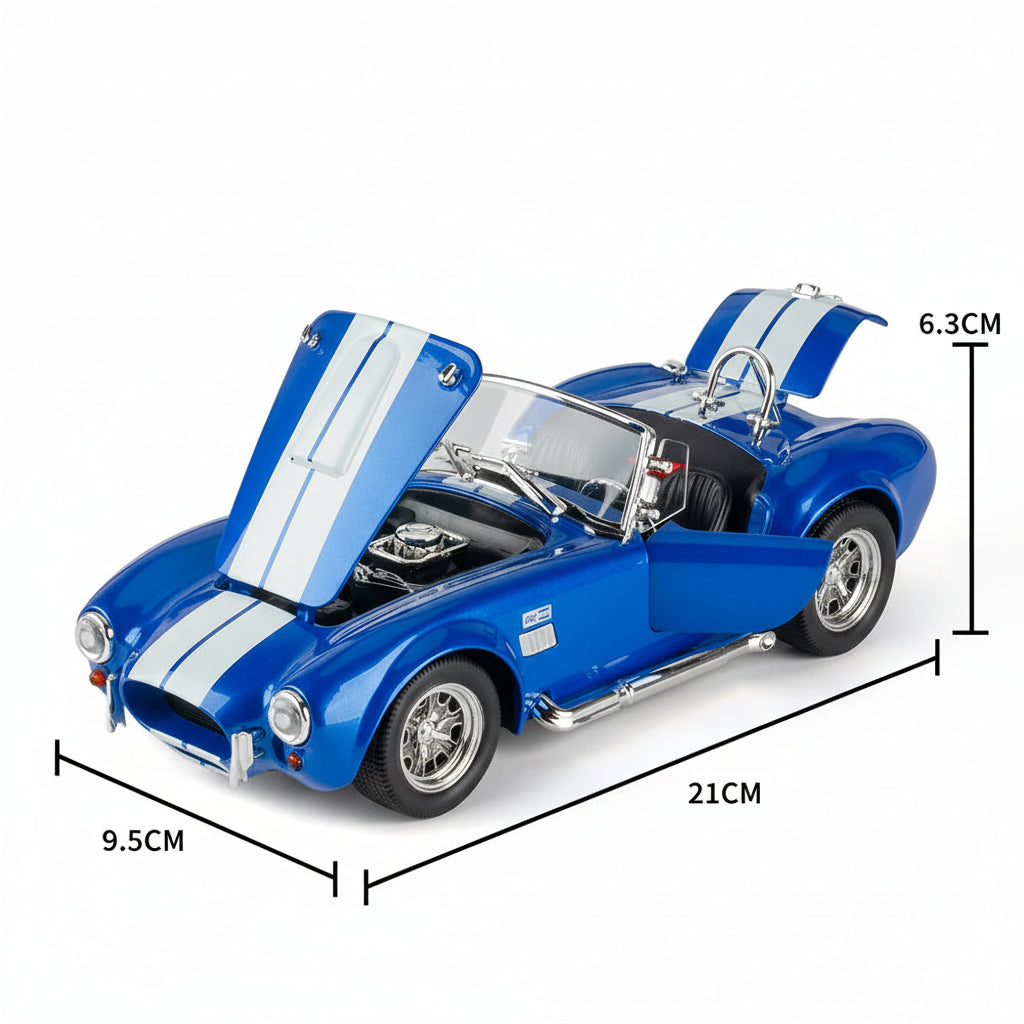 1:22 Cobra Convertible Sports Car Model