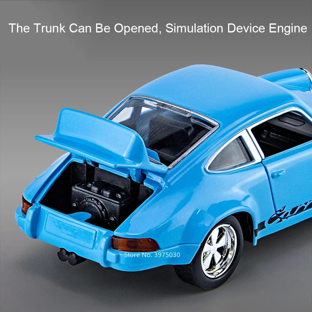 1:36 Porsche 911 Carrera 1974 Toy Models Alloy Diecast