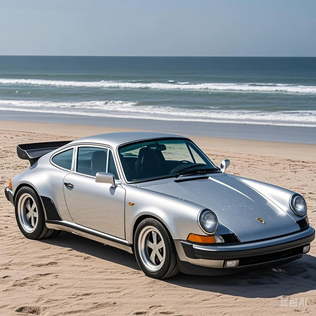 1:36 Porsche 911 Turbo 1987 Audi 1980 Classic Car Model Diecast Retro