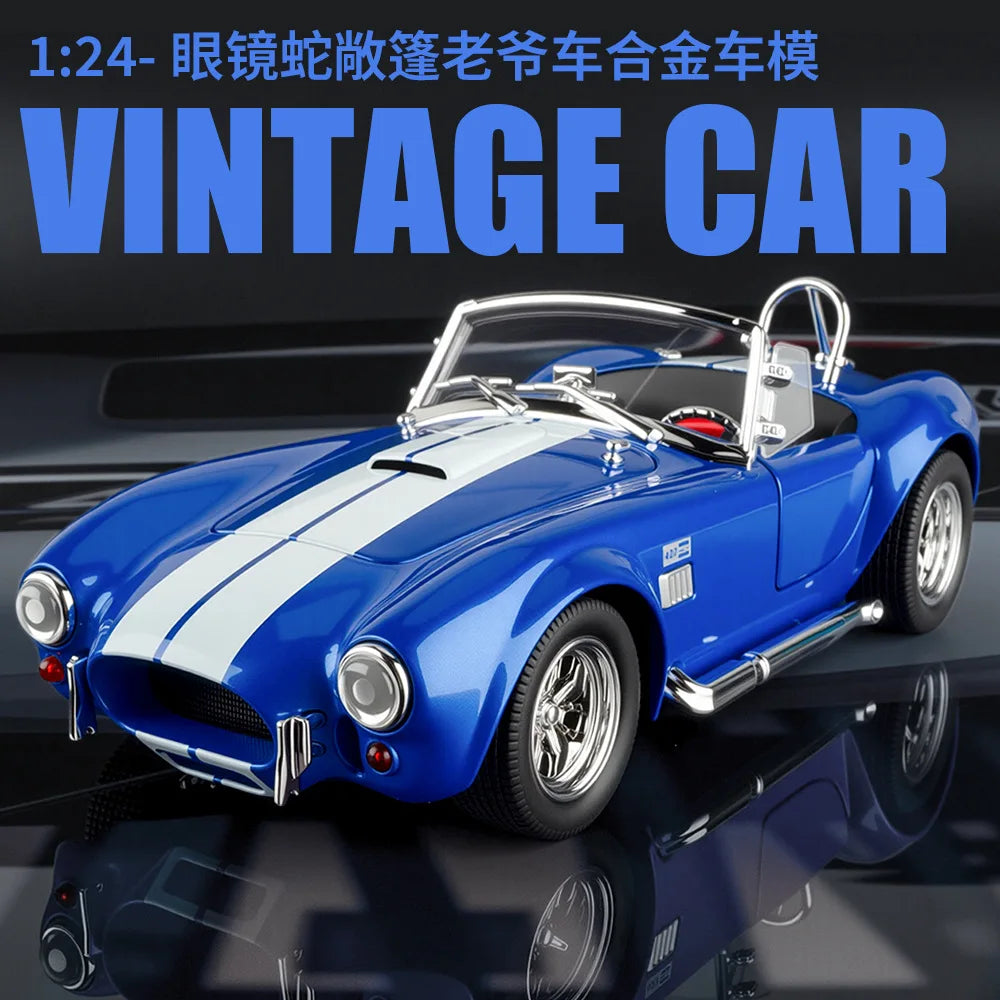 1:22 Cobra Convertible Sports Car Model