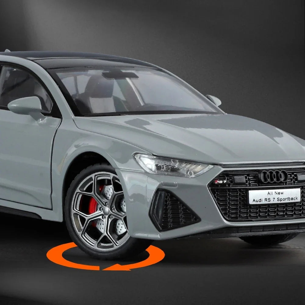 1:24 AUDI RS7 Sportback Supercar Alloy Car Model